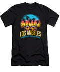 Funny Los Angeles Souvenir Sunny Place Shady People Vector Deluxe T-Shirt