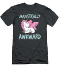 Funny Majestically Awkward Unicorn Introvert Girls Kobef Kashi T-Shirt