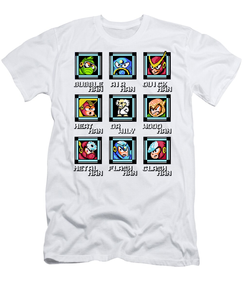 Funny Men Mega Japanese Man Video Games Gift Music Fans Anime Chipi T-Shirt