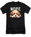 Funny Napping Nope Maltipoo Dog Dad Dog Mom Dogs Sophie Eleanor T-Shirt