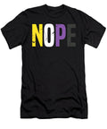 Funny Nope Lgbt Lgbtq Pride Nonbinary Non Binary Coami Tacti T-Shirt