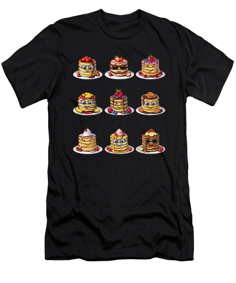 Funny Pancakes Nikolay Todorov T-Shirt