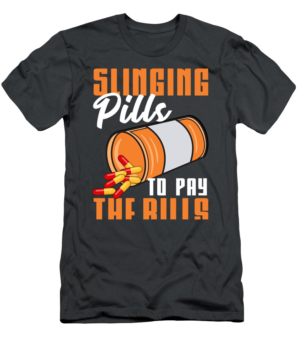 Funny Pharmacist Gift for Men Women Cool Pharmacy Tech Pill Muhamm Adley T-Shirt