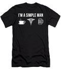 Funny Pharmacist Job Pharmaceutical Career Simple Man Lukas Davis T-Shirt