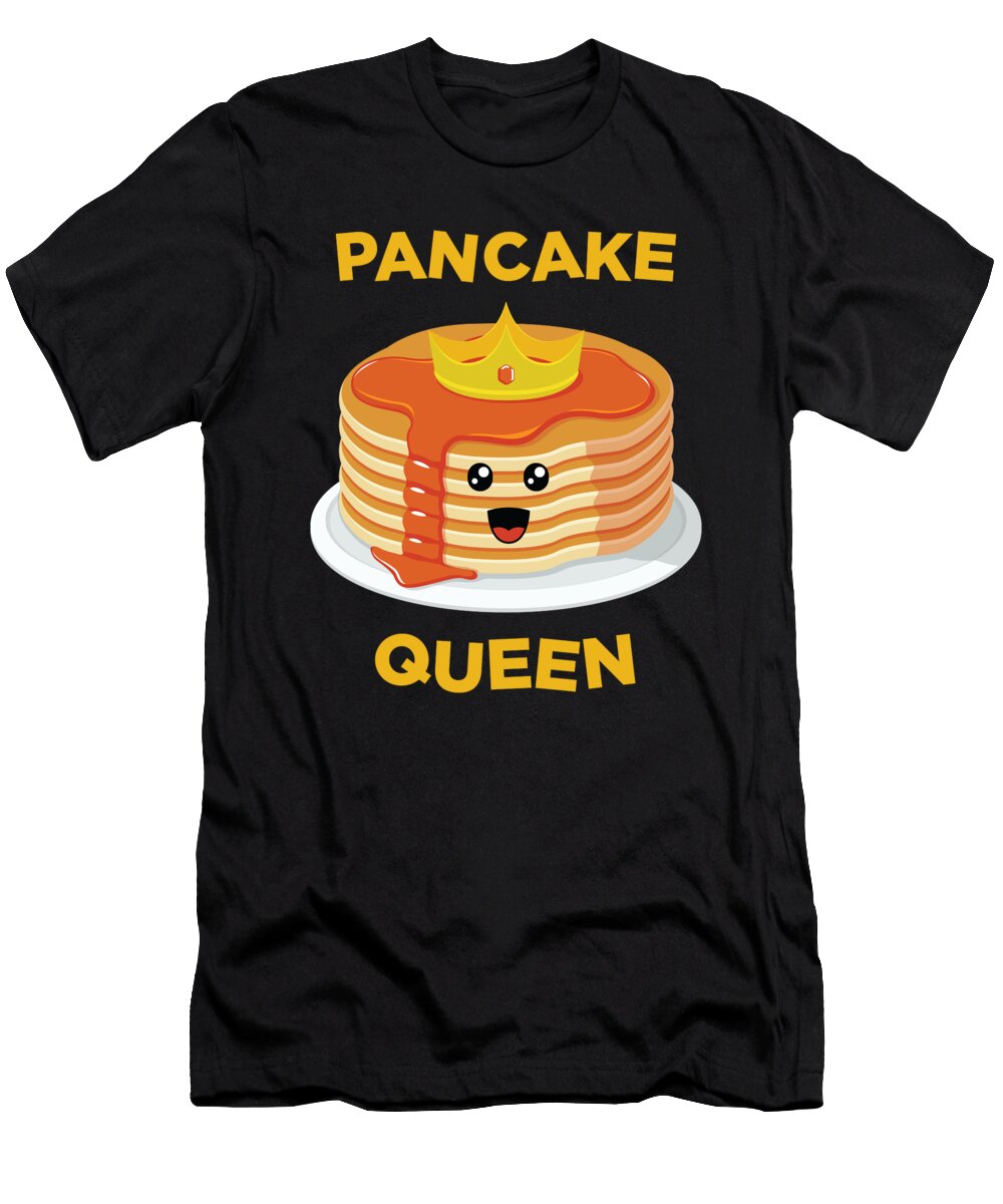 Funny Queen Pancakes and Pajamas Graphic Jacob Hughes T-Shirt
