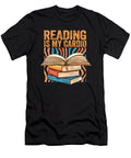 Funny Reading Is My Cardio Librarian Bookworm Book Lover Maximus Designs T-Shirt