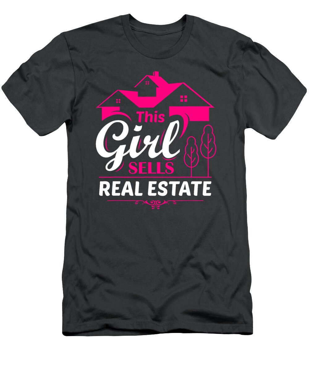 Funny Real Estate Art for Women Realtor Real Estate Agent Andras Saylor T-Shirt