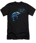 Funny Salamander with Quote Toilet Humor Licensed Art T-Shirt
