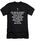 Funny Sayings Designs New Serenity Jail Prayer Noirty Designs T-Shirt