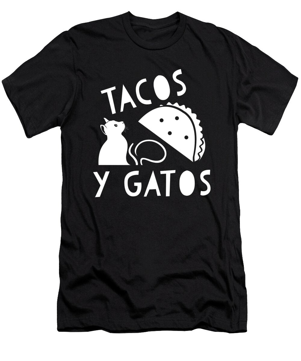 Funny Taco Cat Cinco De Meow Gato Noirty Designs T-Shirt