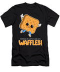 Funny Waffley Good Mornings Breakfast Waffles Print Jacob Hughes T-Shirt