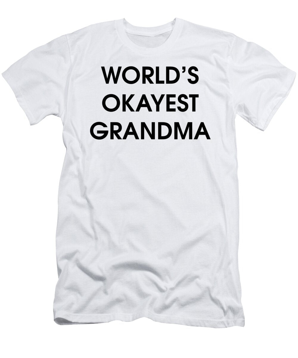 Funny Worlds Okayest Grandma Jacob Zelazny T-Shirt