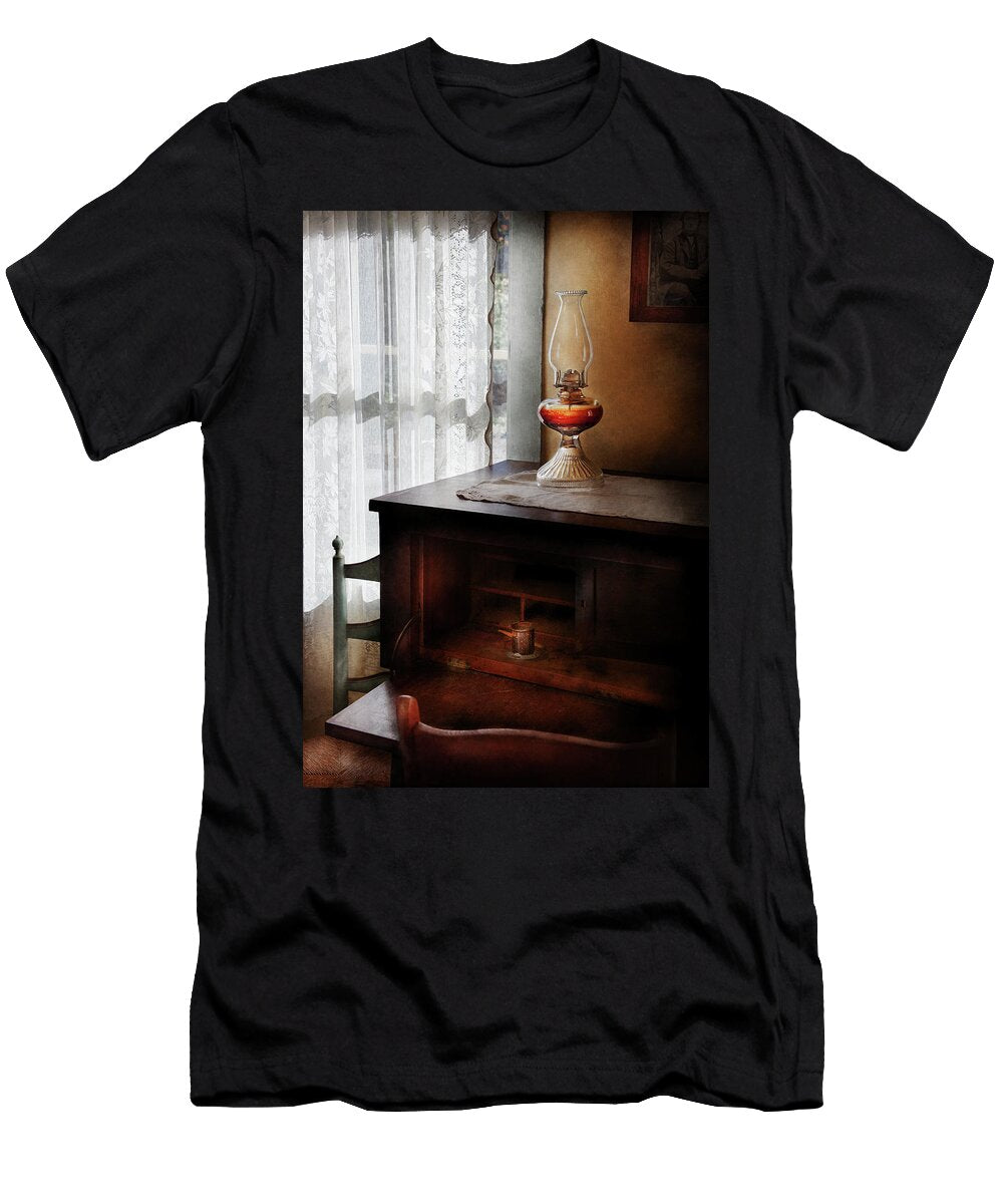 Furniture Lamp I Used to Write Letters Mike Savad T-Shirt