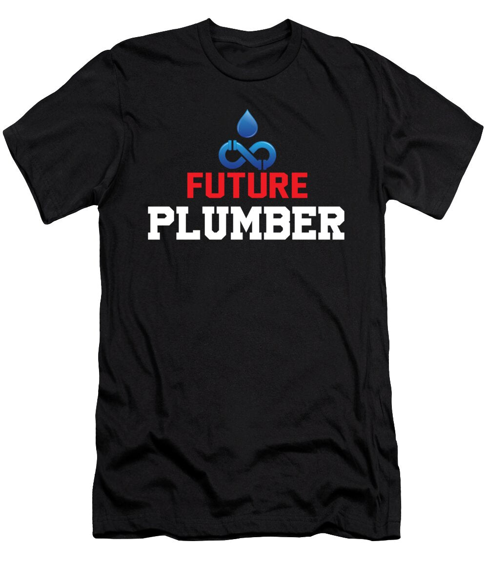 Future Plumber Funny Plumbing Gift Raphaelartdesign T-Shirt