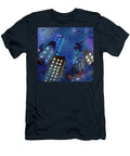 Futuristic Cityscape Outlaw Girl Razan Mounir T-Shirt