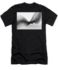 Futuristic Conceptual Background Text Waves Audio Abstract Frequency White Signals Waveform Dark Wireframe Technology Copy Space Visualization Sound Wavelengths Acoustic Amplifier Wafe Akkash T-Shirt