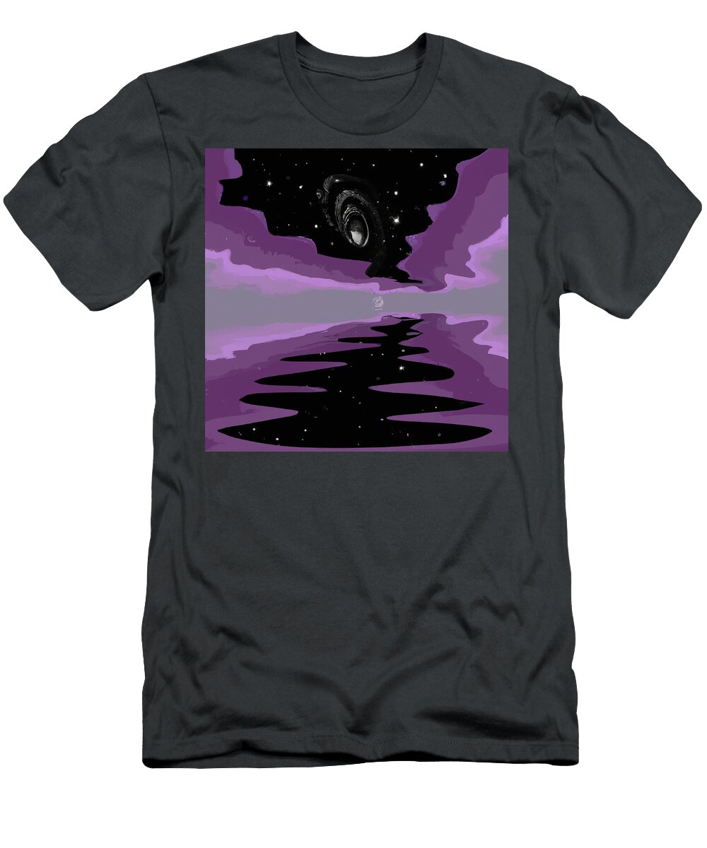 Galaxies Synthwave Swamp Localhost Ai T-Shirt
