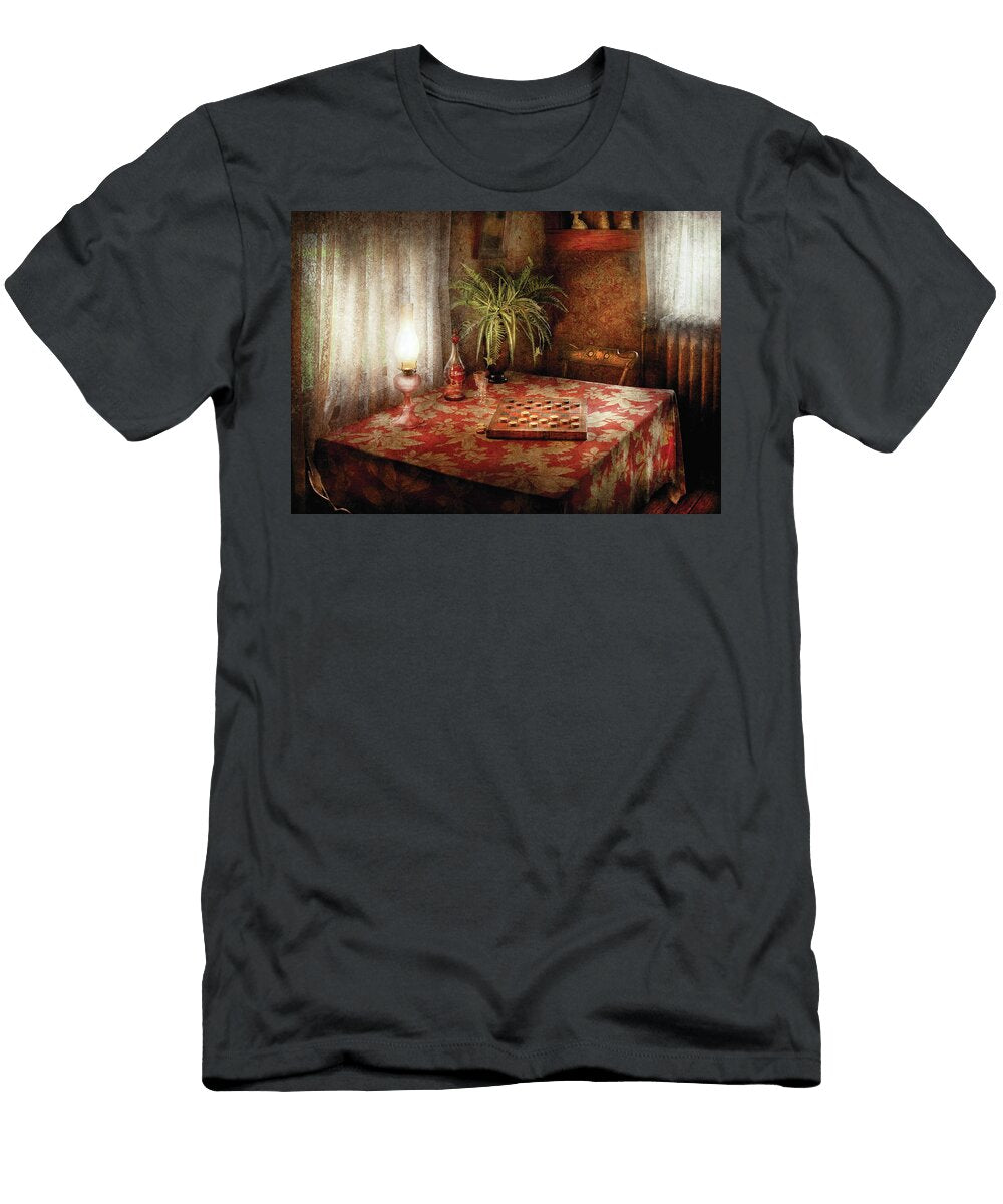 Game Checkers Checkers Anyone Mike Savad T-Shirt