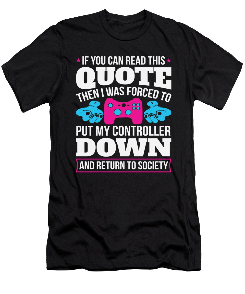 Gaming Video Games Gamer Crazy Squirrel T-Shirt