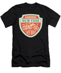 Garage New York Full Throttle Motorcycle Rider Florian Dold Art T-Shirt