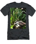 Garden Water Fountain with Bird Statue Laveta Kirby T-Shirt