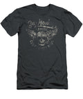 Gas Monkey Garage Custom Hot Rods Winged Skull Faded Logo Leighu Faith T-Shirt