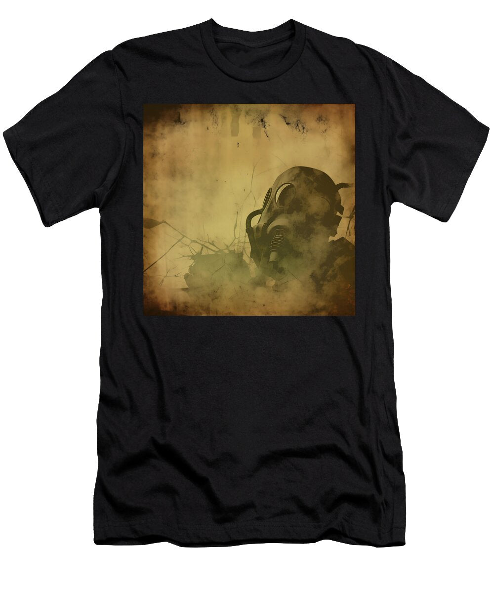 Gasmask Laying About in the Mist Yo Pedro T-Shirt