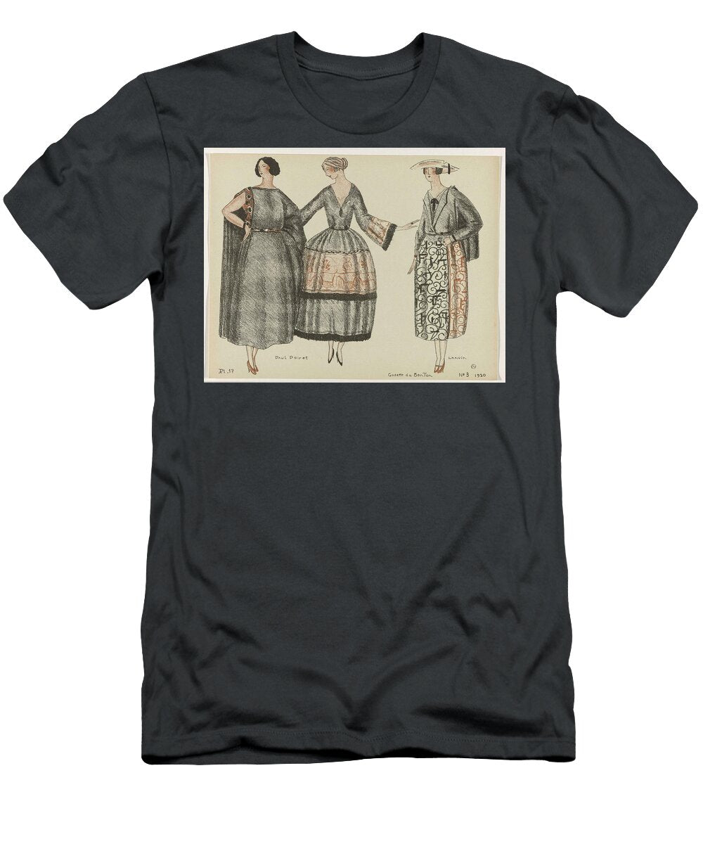 Gazette Du Bon Ton 1920 No 3 Sketch Pl 17 Paul Poiret Lanvin Mario Simon 1920 Gazette Du Bon Ton T-Shirt