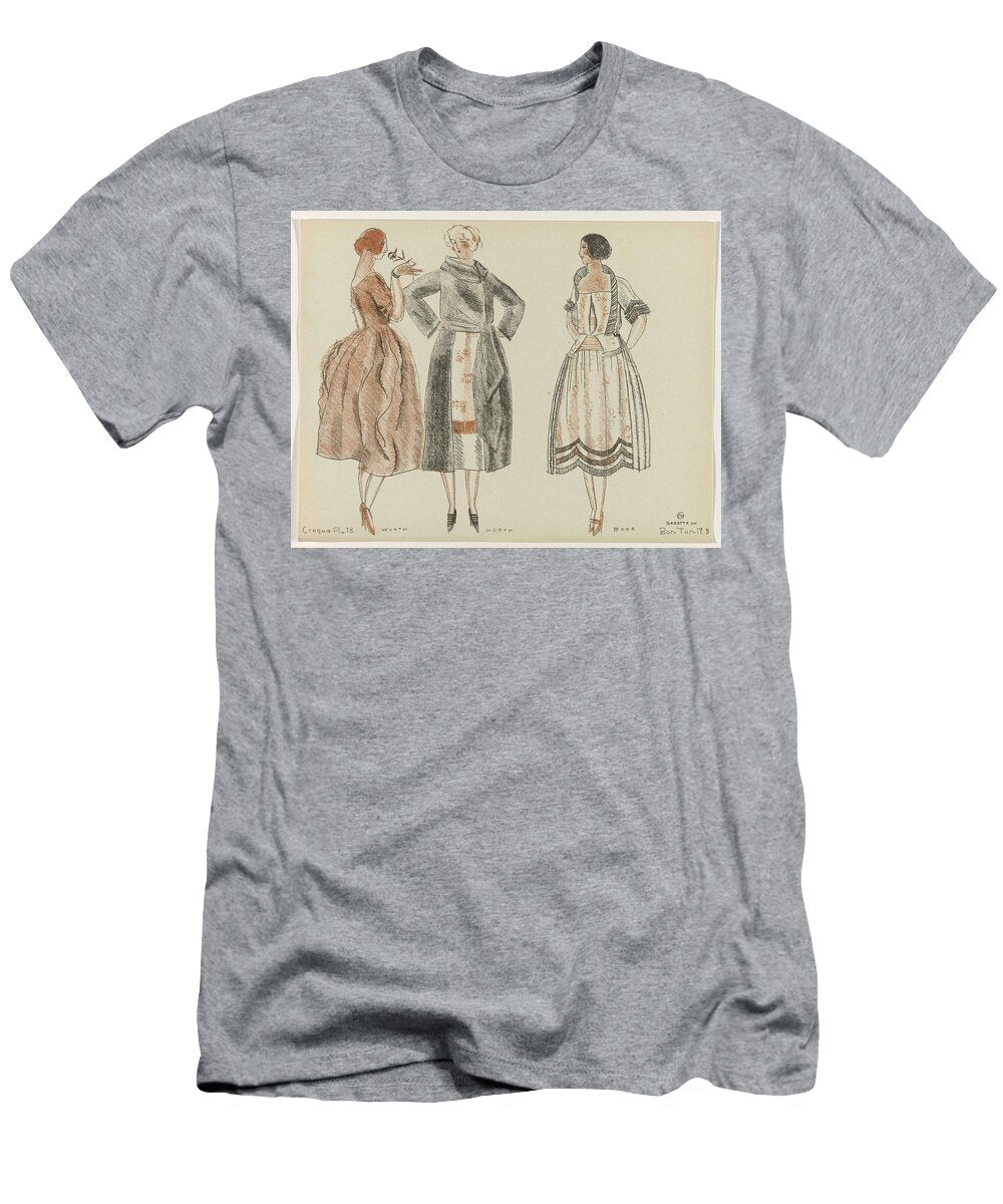 Gazette of Bon Ton 1920 No 3 Sketch Pl 18 Worth Beer Mario Simon 1920 Mario Simon T-Shirt
