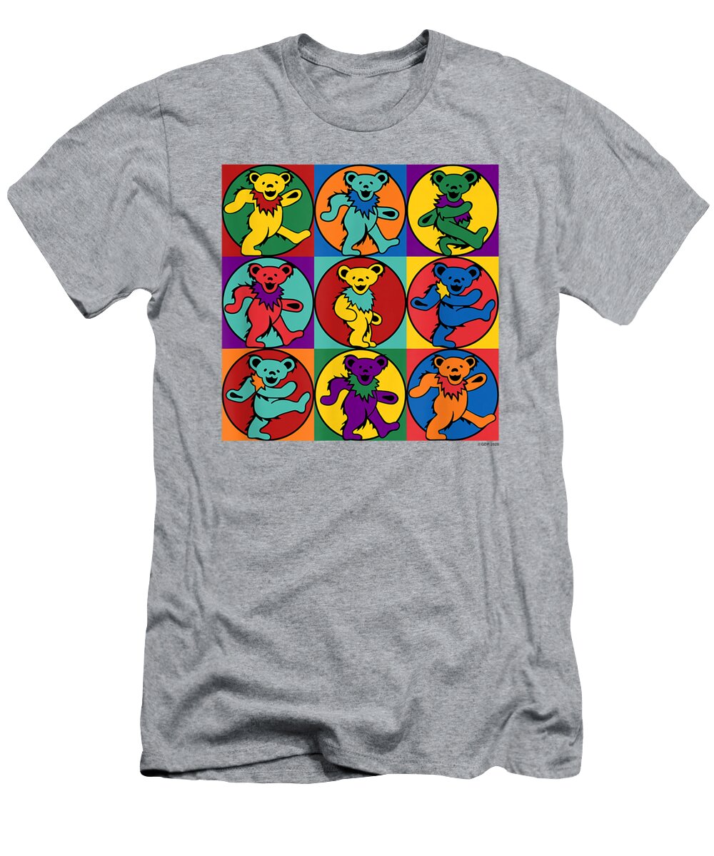 Gd Warhol Dancing Bears Not Fade Away Grateful Tortuga Zahi Dylan T-Shirt