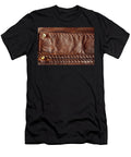 Genuine Brown Leather with Seam Michal Bednarek T-Shirt