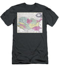 Geographical Map of the Theatre of War Showing the Kingdom of Hungary in the Main 1771 German School T-Shirt