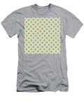 Geometric Art Deco Alternating Chevron Square Tile Pattern in Primary Colors N220 Holy Rock Design T-Shirt
