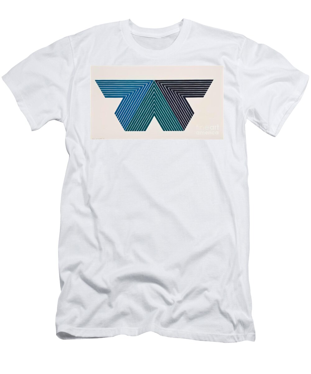 Geometric Chevron Designblack Adder V Series Frank Stella Frank Stella Artworks Studio T-Shirt