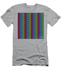 Geometric Chevron Zigzag Pattern in Crayon Rainbow Colors N365 Holy Rock Design T-Shirt