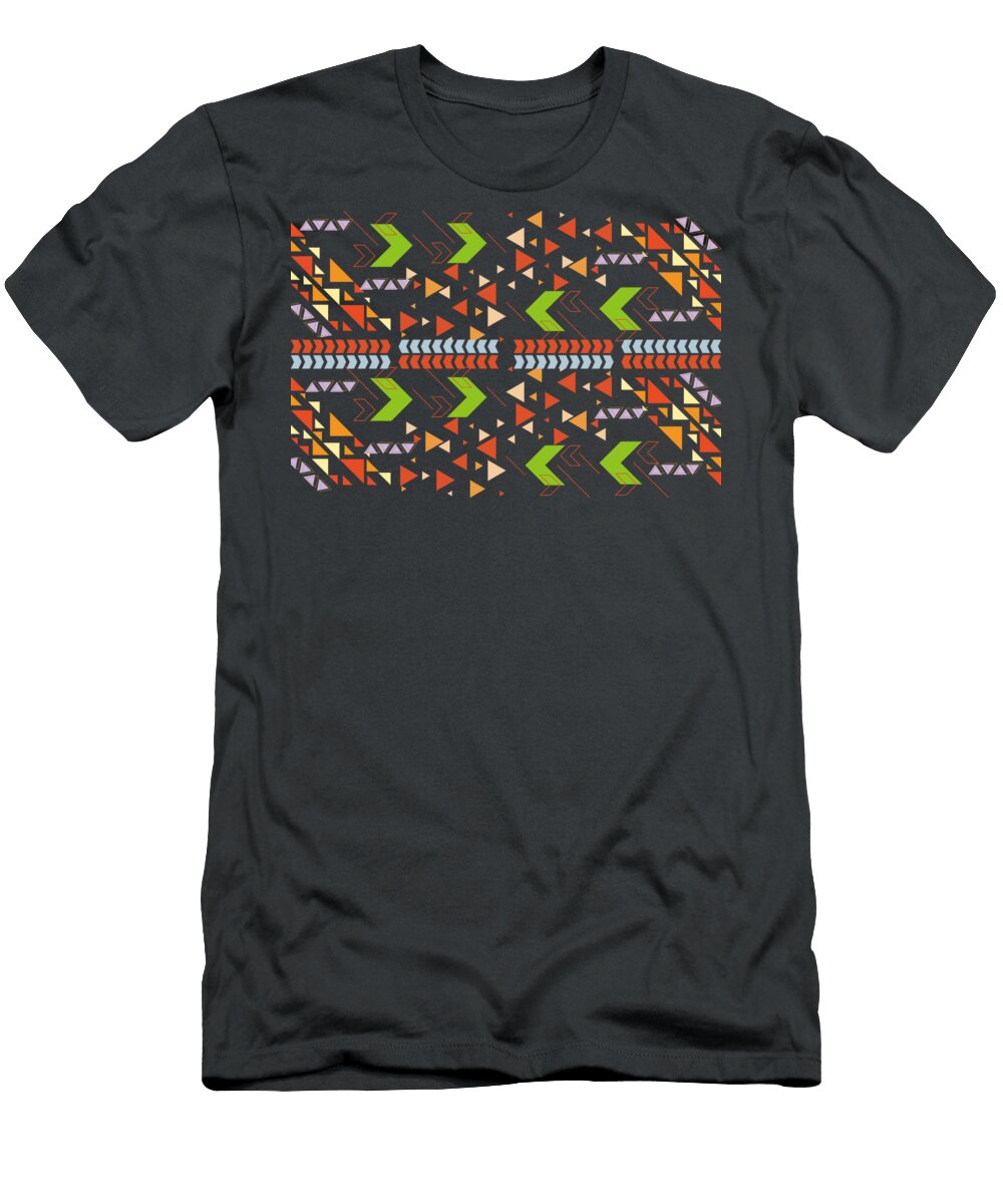Geometric Colorful Patterns Aesha Mohamed T-Shirt