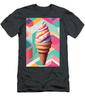 Geometric Ice Cream Cone Jeff Creation T-Shirt