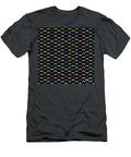 Geometric Inverse Heavy Upward Chevron Pattern in Crayon Rainbow Colors N689 Holy Rock Design T-Shirt