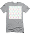 Geometric Inverse Light Upward Chevron Pattern in Crayon Rainbow Colors N752 Holy Rock Design T-Shirt