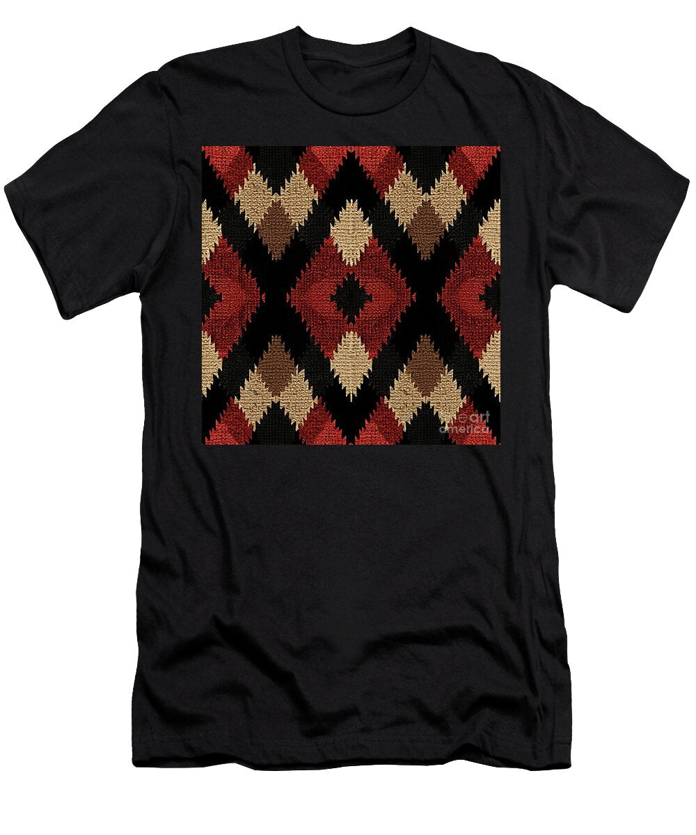 Geometric Textile Pattern Argyle Elegance Patterns Gallery T-Shirt
