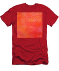 Geometry Ii Golden Triangles Over Colourful Chevron Pattern Tina Lavoie T-Shirt