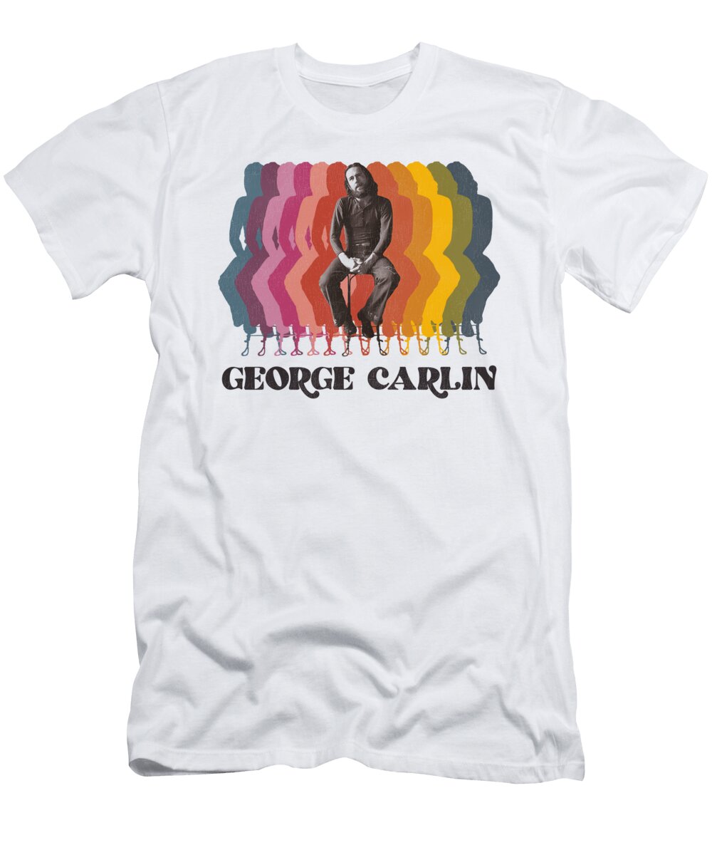 George Carlin Retro Faded Style Roya Steward T-Shirt
