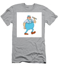 German Repairman Marching Spanner Cartoon Aloysius Patrimonio T-Shirt