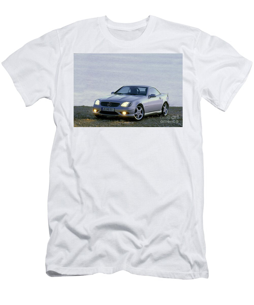 Germany Luxury Sport Car Silver Sexy Mercedes Slk32 Amg 32l V6 Supercharged M112 R170 Vlad Automotive T-Shirt