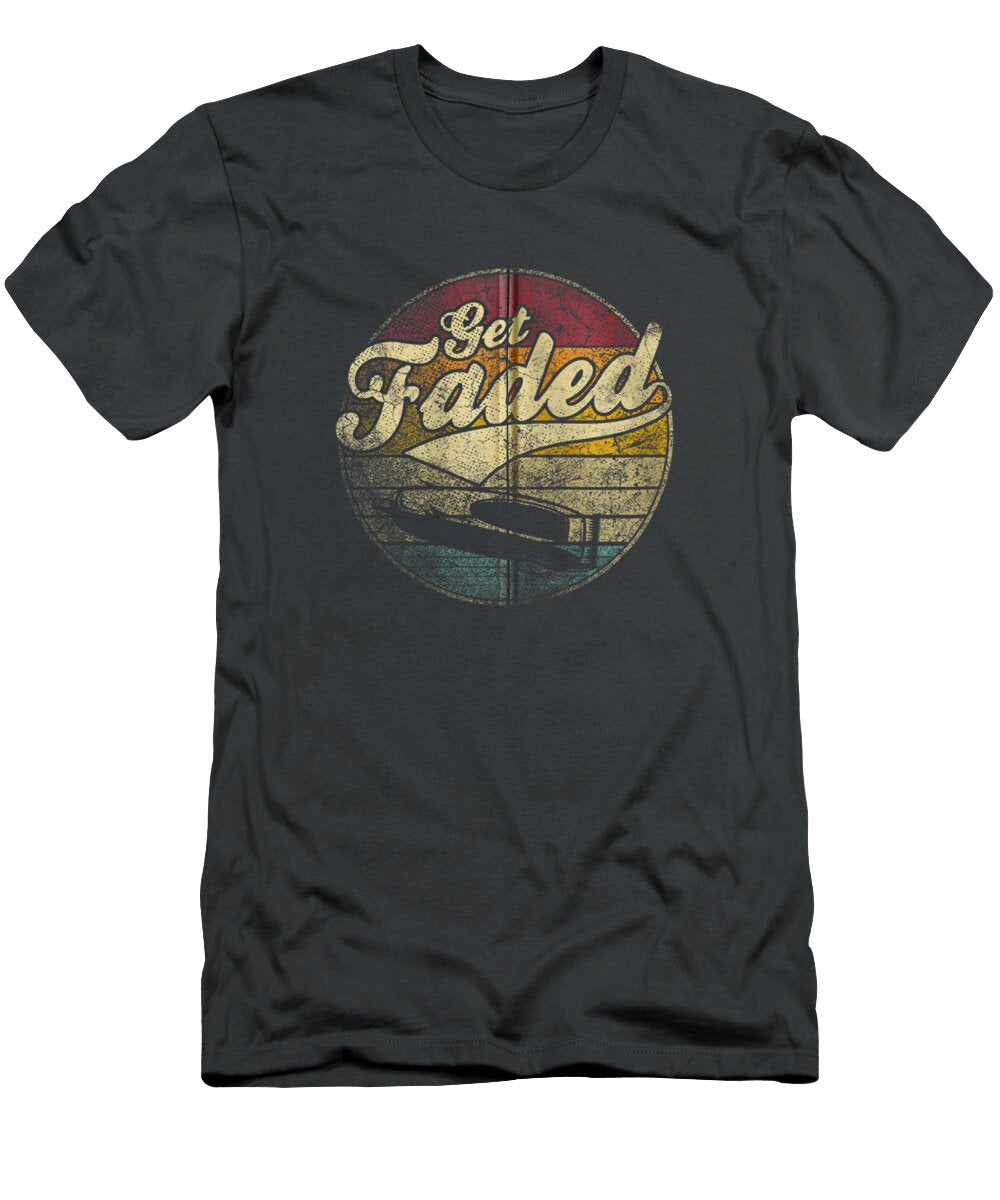 Get Faded Funny Barber Hair Cut Hairdresser Vintage Retro Thyrap Chet T-Shirt