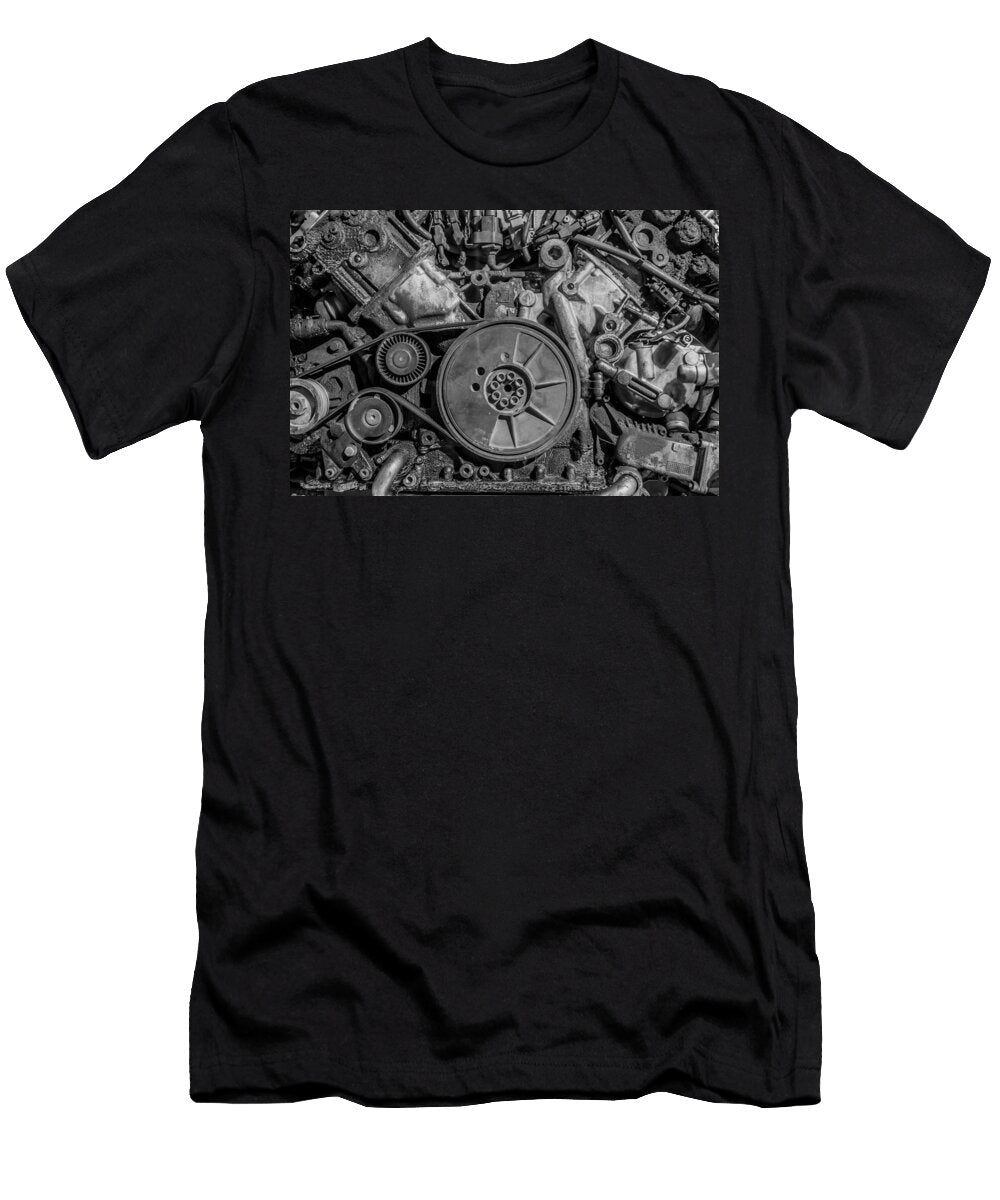 Getting Work Done on Old Engine to Be Rebuilt Alex Grichenko T-Shirt