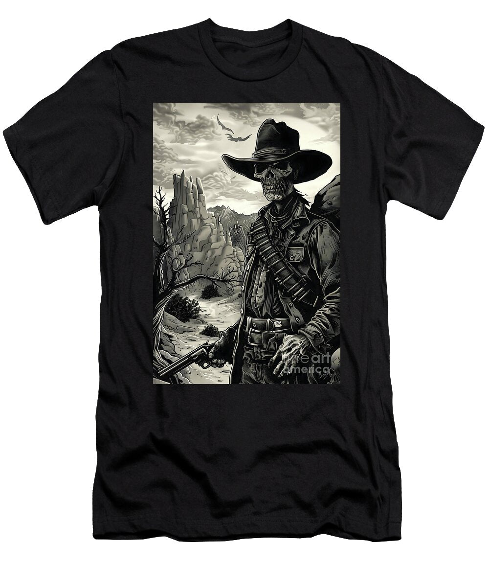 Ghost Gunslingers of the Old West 1 Peter Awax T-Shirt