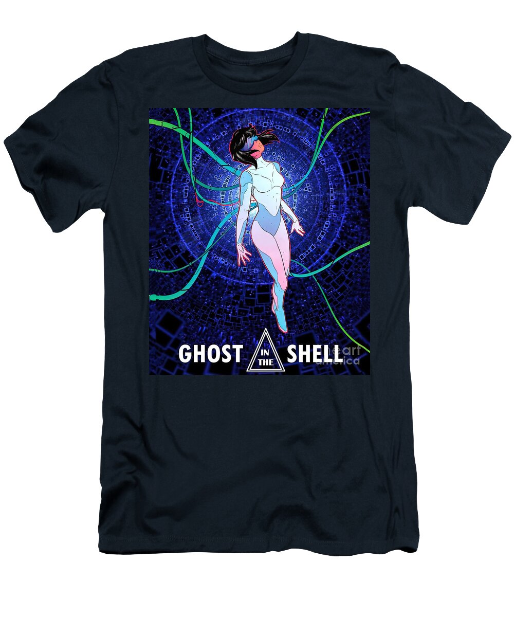 Ghost in the Shell Cartoon Game Duc Le T-Shirt