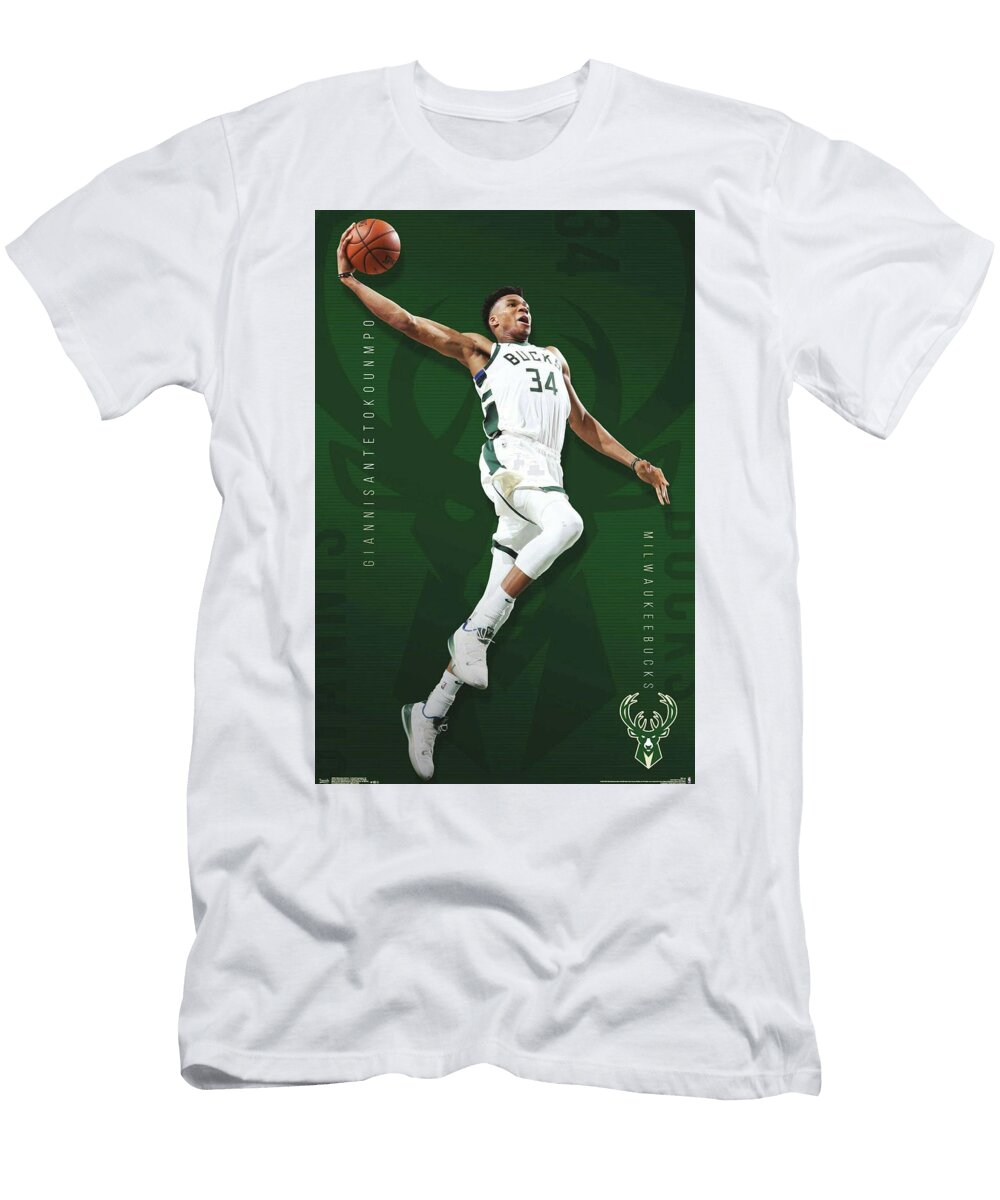 Giannis Antetokounmpo Dunk Dortha Brekke T-Shirt