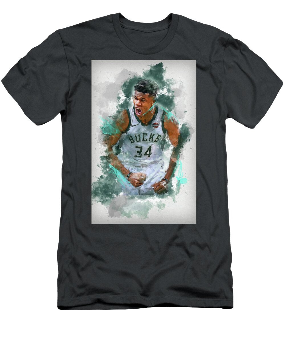 Giannis Antetokounmpo Fight Dortha Brekke T-Shirt
